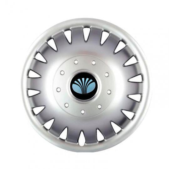 Автомобильные колпаки SKS 320 R15 с логотипом Daewoo 4 шт. Серебристый