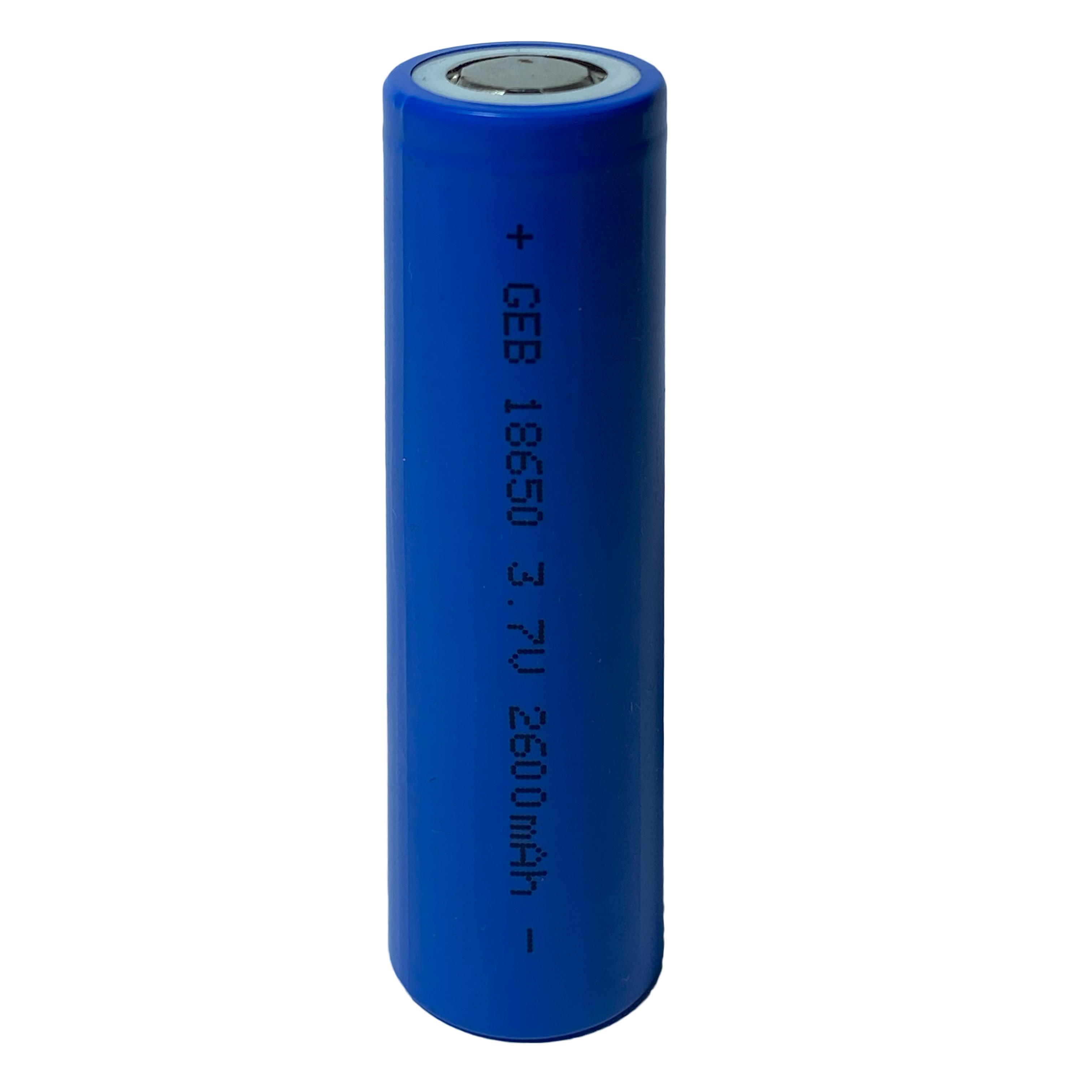 Акумулятор літій-іонний GEB 18650 Li-Ion 2600 mAh 3,7V (23722157)