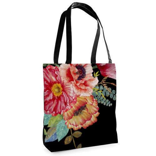 Сумка тканевая Presentville Tenderness Beautiful flowers (ST 16A083 BL)
