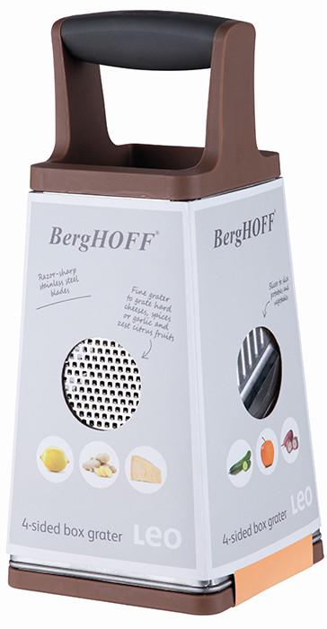 Терка BergHOFF Leo четырехсторонняя с нескользящим основанием нержавеющая сталь 25х10,5х10,5 см (2731729392) Терка BergHOFF Leo четырехсторонняя с нескользящим основанием нержавеющая сталь 25х10,5х10,5 см (2731729392)