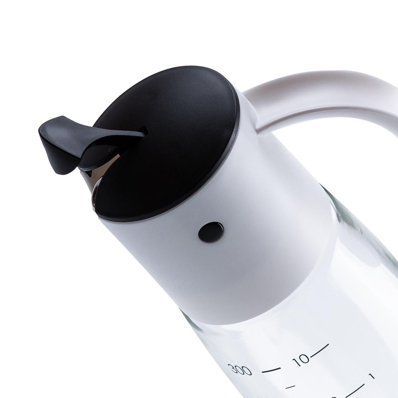 Пляшка дозатор для олії та оцту з носиком і мірною шкалою 300 мл Чорний - фото 4 Пляшка дозатор для олії та оцту з носиком і мірною шкалою 300 мл Чорний - фото 4