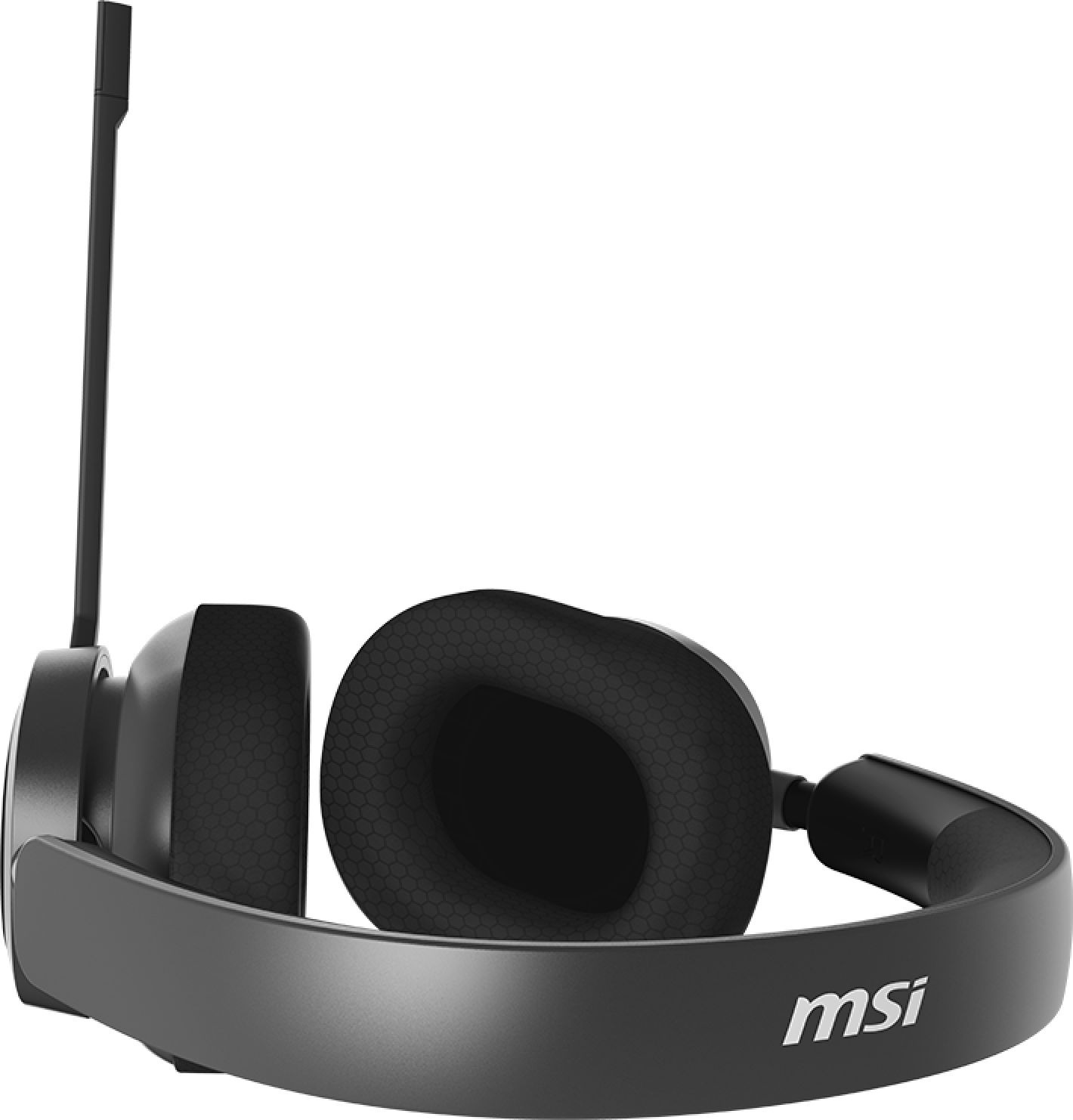 Наушники геймерские с микрофоном MSI MAESTRO 300 USB-C Черный (OS3-8ZC8001-000) - фото 3