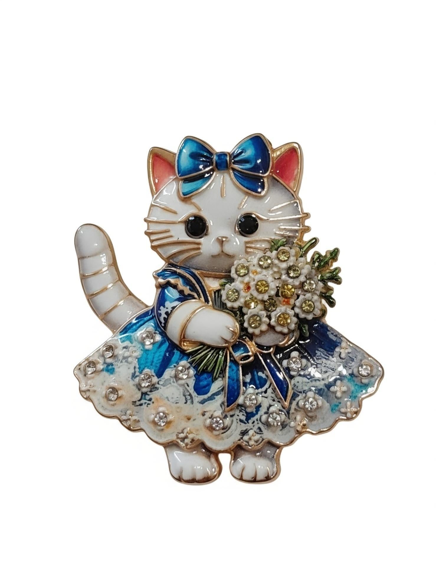 Брошь Кот (158511746)