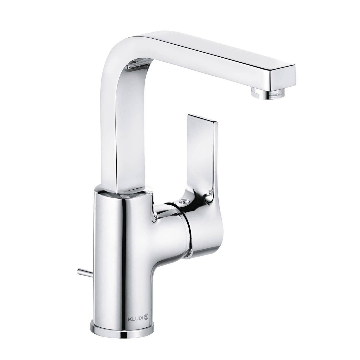 Смеситель для умывальника Kludi Zenta 480270565 однорычажный Хром (143299)