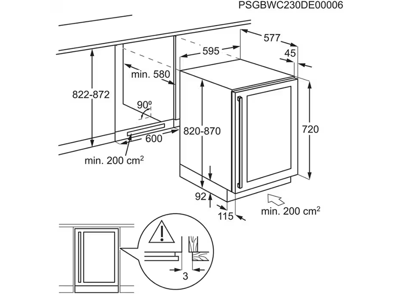 Винна шафа AEG AWUS052B5B - фото 3 Винна шафа AEG AWUS052B5B - фото 3
