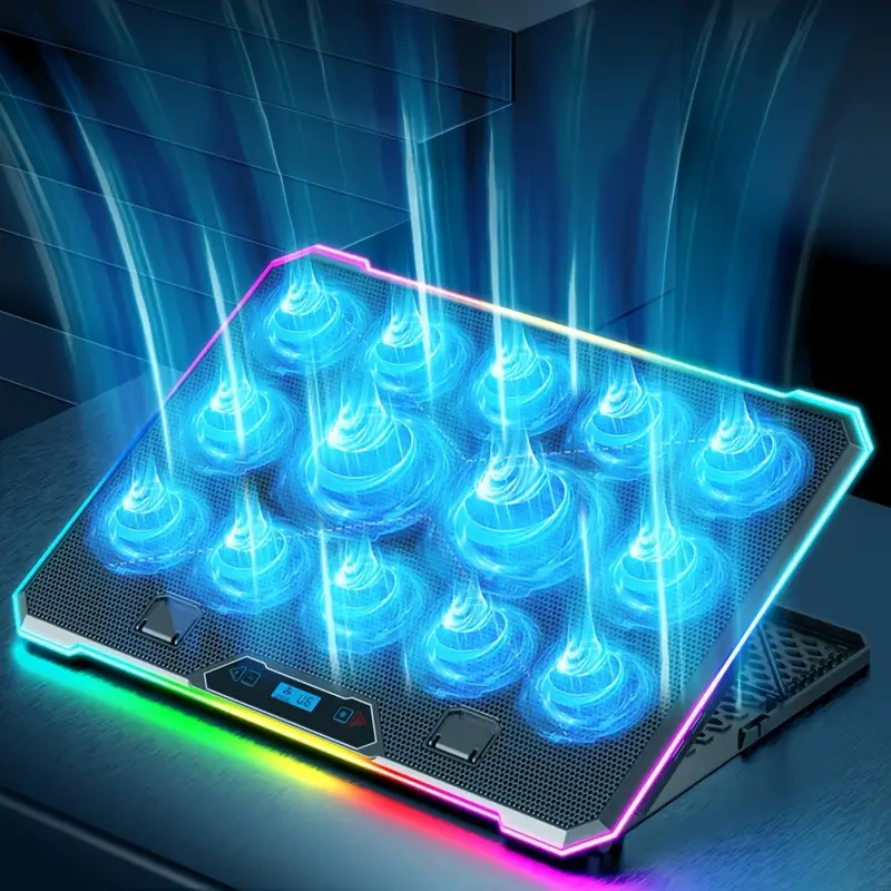 Підставка для ноутбука та телефону VHG K15C з RGB-підсвічуванням - фото 2