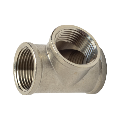 Тройник никелированный Karro ВВВ 1/2"