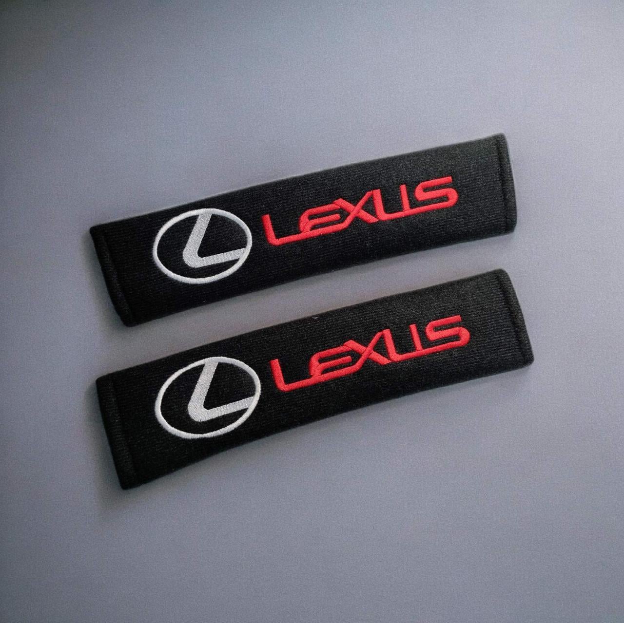 Чохол на ремінь безпеки с логотипом Lexus 2 шт. (2236132174)