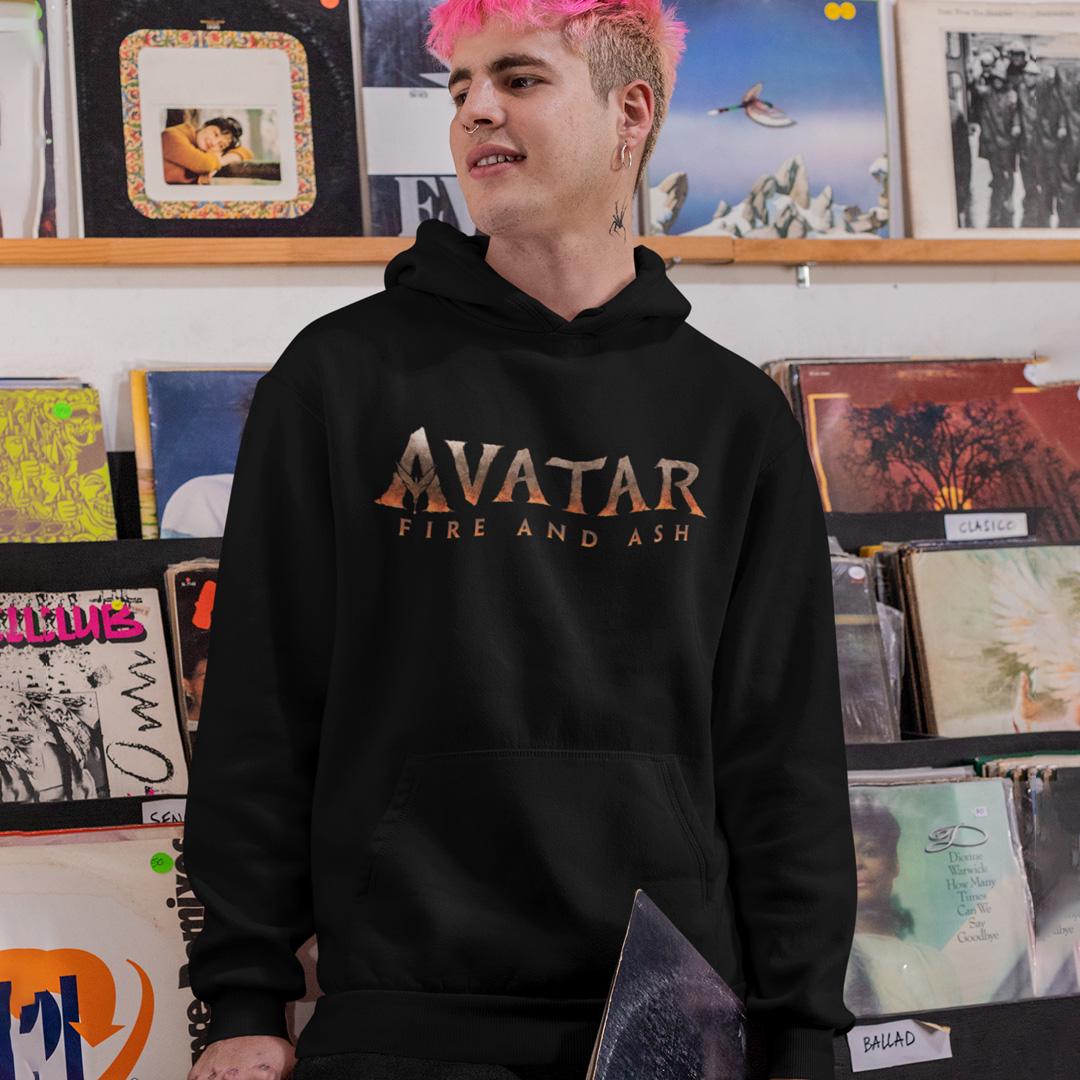 Худи мужское флисовое Avatar Fire And Ash Neytiri L Черный (00000005241)