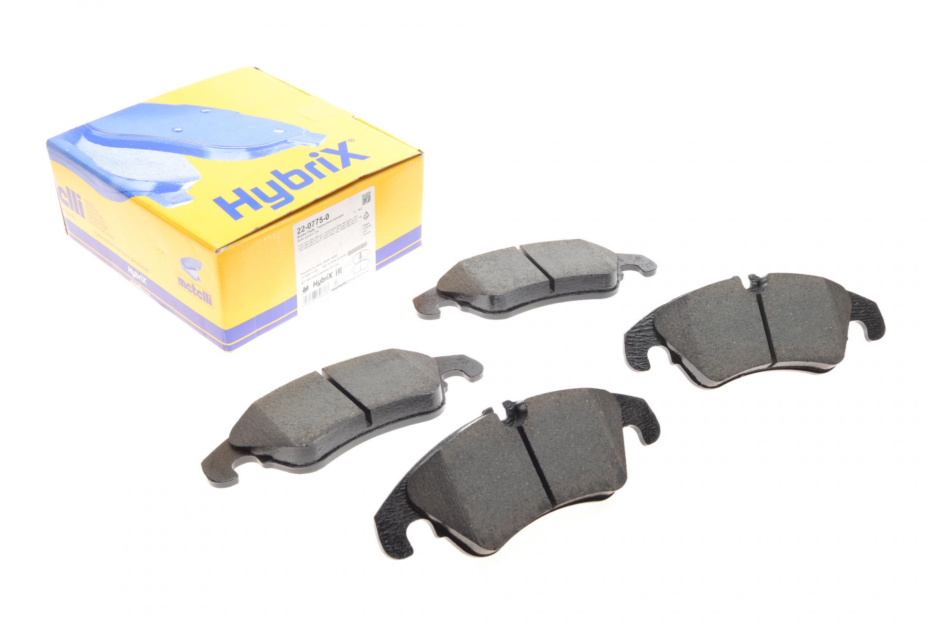 Тормозные колодки передние METELLI для Audi A4/A5 07- (22-0775-0) Тормозные колодки передние METELLI для Audi A4/A5 07- (22-0775-0)