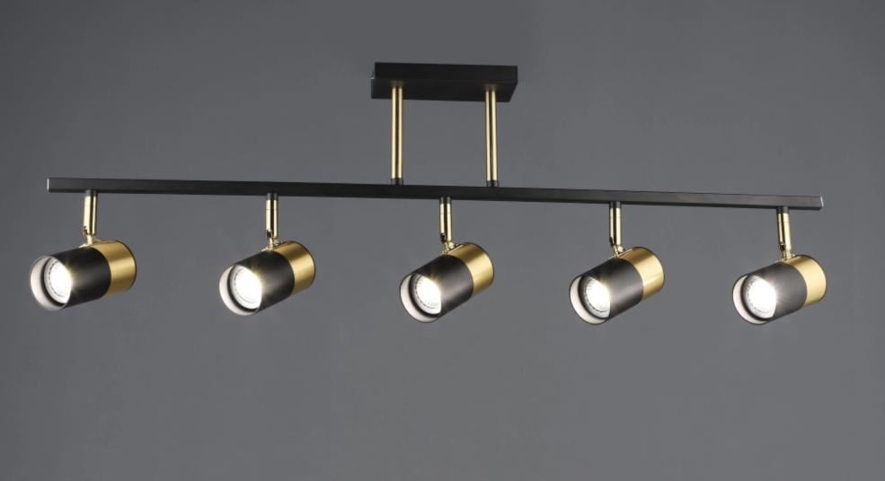 Люстра с поворотным механизмом Valeso B N6664/5 BK+COP (00000139631)