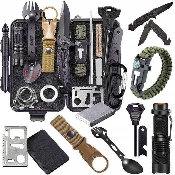 Набір туристичний ліхтарик/аварійний набір інструментів 32в1 (26606943)