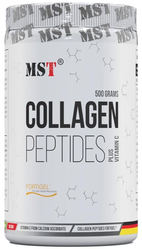 Пептиди колагену з Вітаміном MST Collagen Peptides Fortigel plus Vitamin C Апельсин 500 г Пептиди колагену з Вітаміном MST Collagen Peptides Fortigel plus Vitamin C Апельсин 500 г