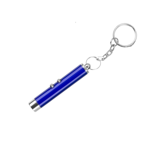 Фонарь-брелок с двумя режимами 9618-2LED 3xAG3 Blue