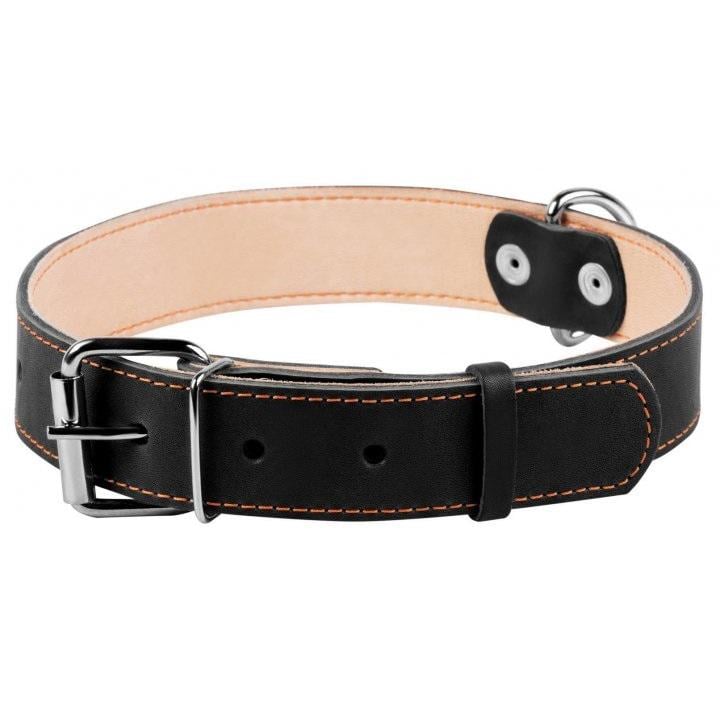 Ошейник Collar двойной 25 мм x 38-50 см Черный