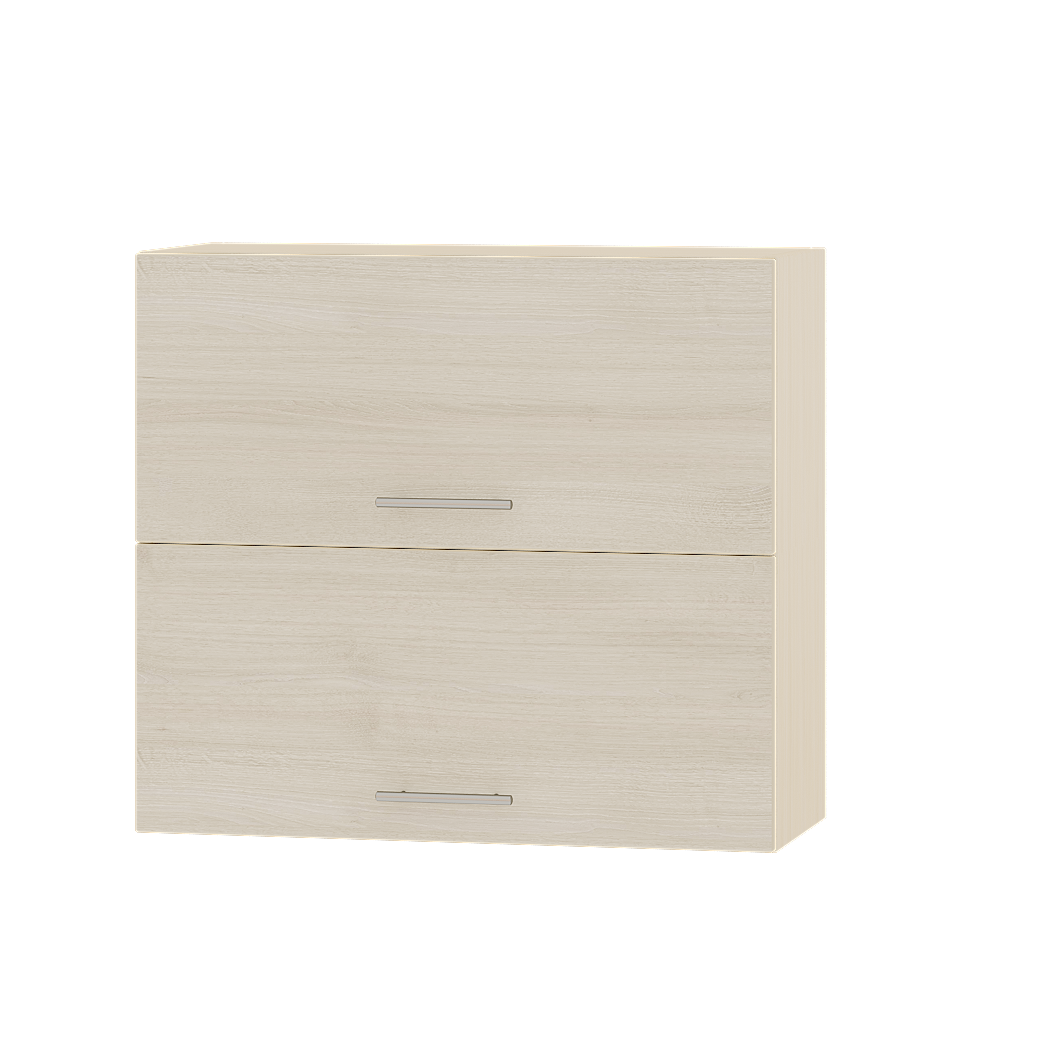 Шафа верхня Еверест Оптіма модуль Верх В14-800 80х30х72 см Шамоні Світлий/Дуб молочний (03622) - фото 1