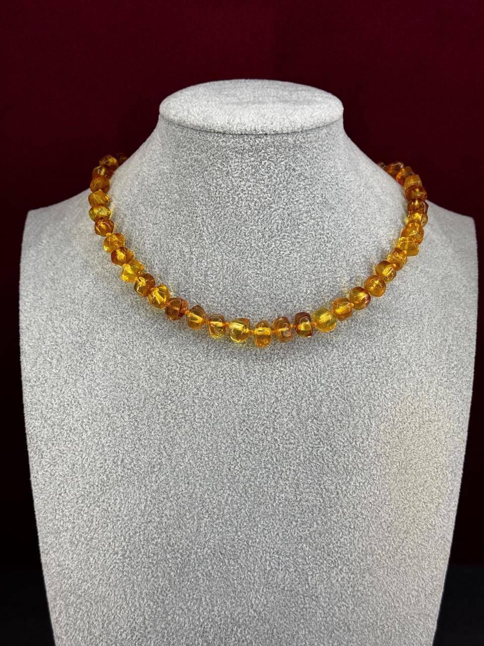 Бусы из янтаря детские 39 см (у-27)