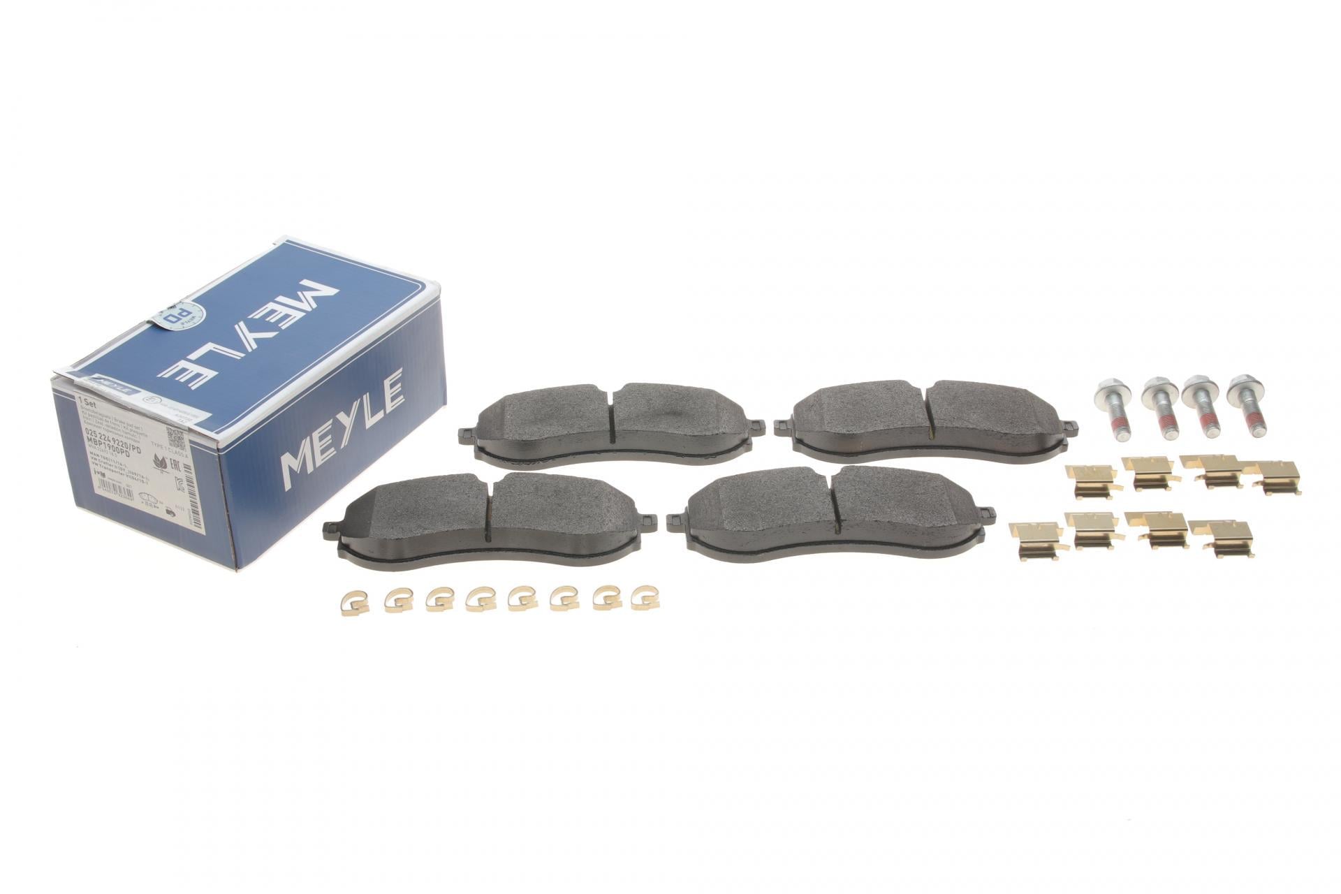Колодки тормозные задние Meyle для VW Crafter 16- (025 224 9220/PD)