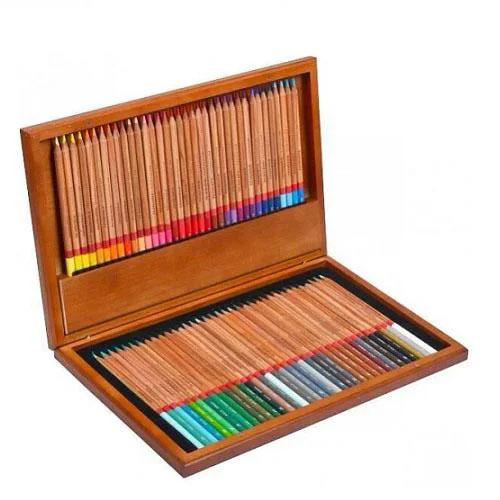 Олівці Marco Renoir у дерев'яному кейсі 2B 72 шт. Різнокольоровий (359338)