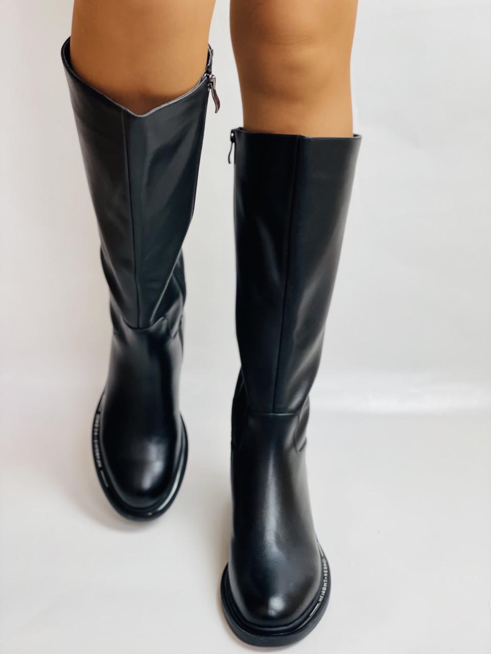 Сапоги женские зимние Stalo Totti р. 39 25,0 см Черный (2707)