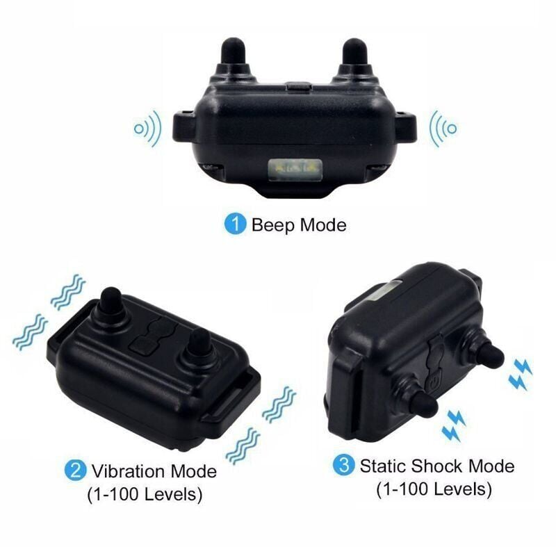 Електронашийник для дресирування собак Pet з 3-ма нашийниками (DTC-800) - фото 6