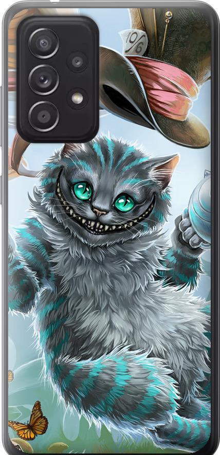 Чехол на Samsung Galaxy A52s 5G A528B Чеширский кот 2 (3993t-2583-42517) Чехол на Samsung Galaxy A52s 5G A528B Чеширский кот 2 (3993t-2583-42517)