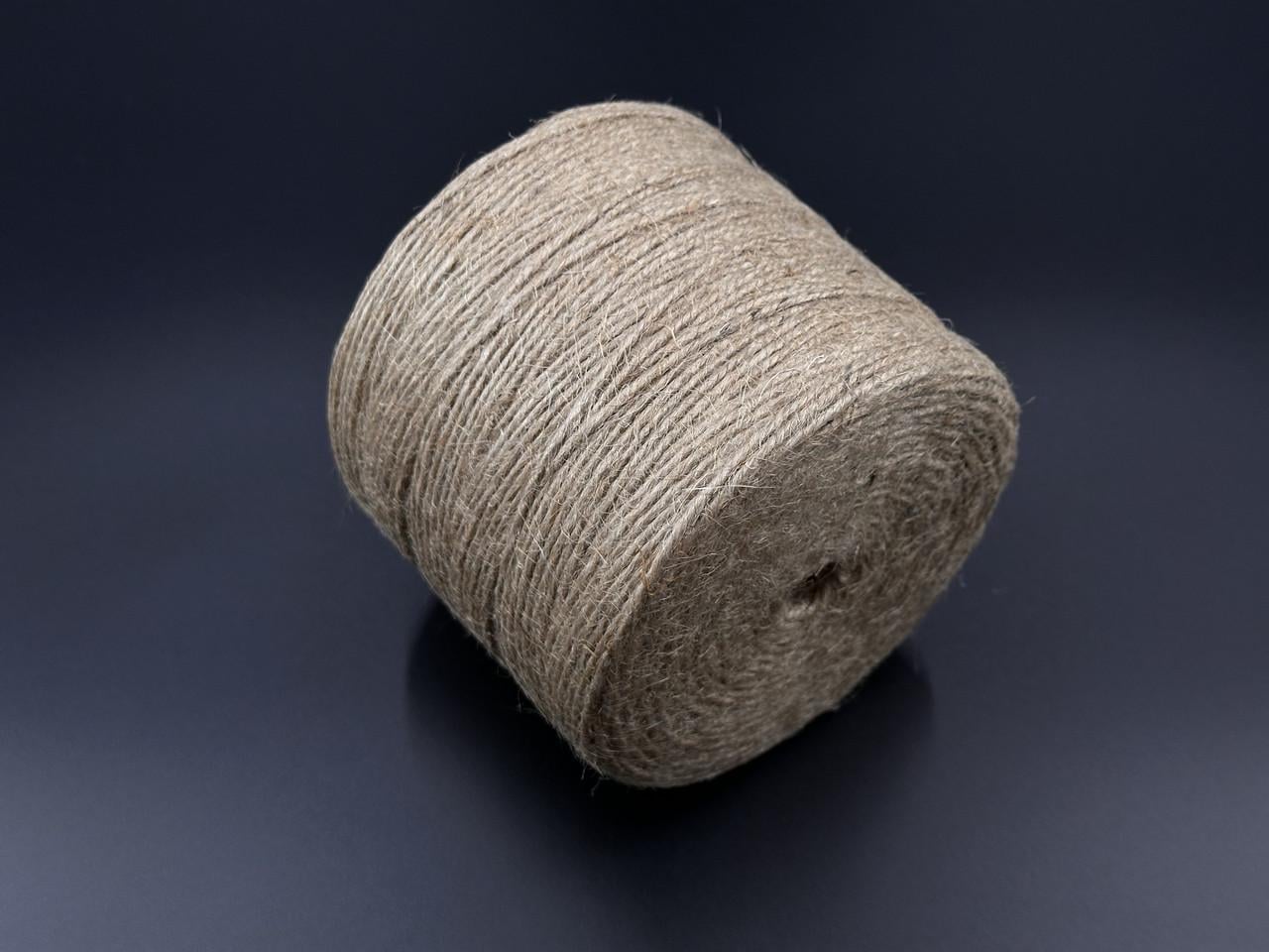 Шпагат джутовый натуральный льняной витой 3 мм 400 м (LF-022-3)