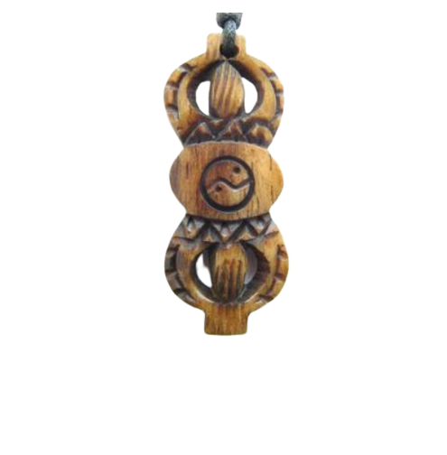 Амулет из кости тибетский Дордже 4,0x2,0x0,5 см (t07119)