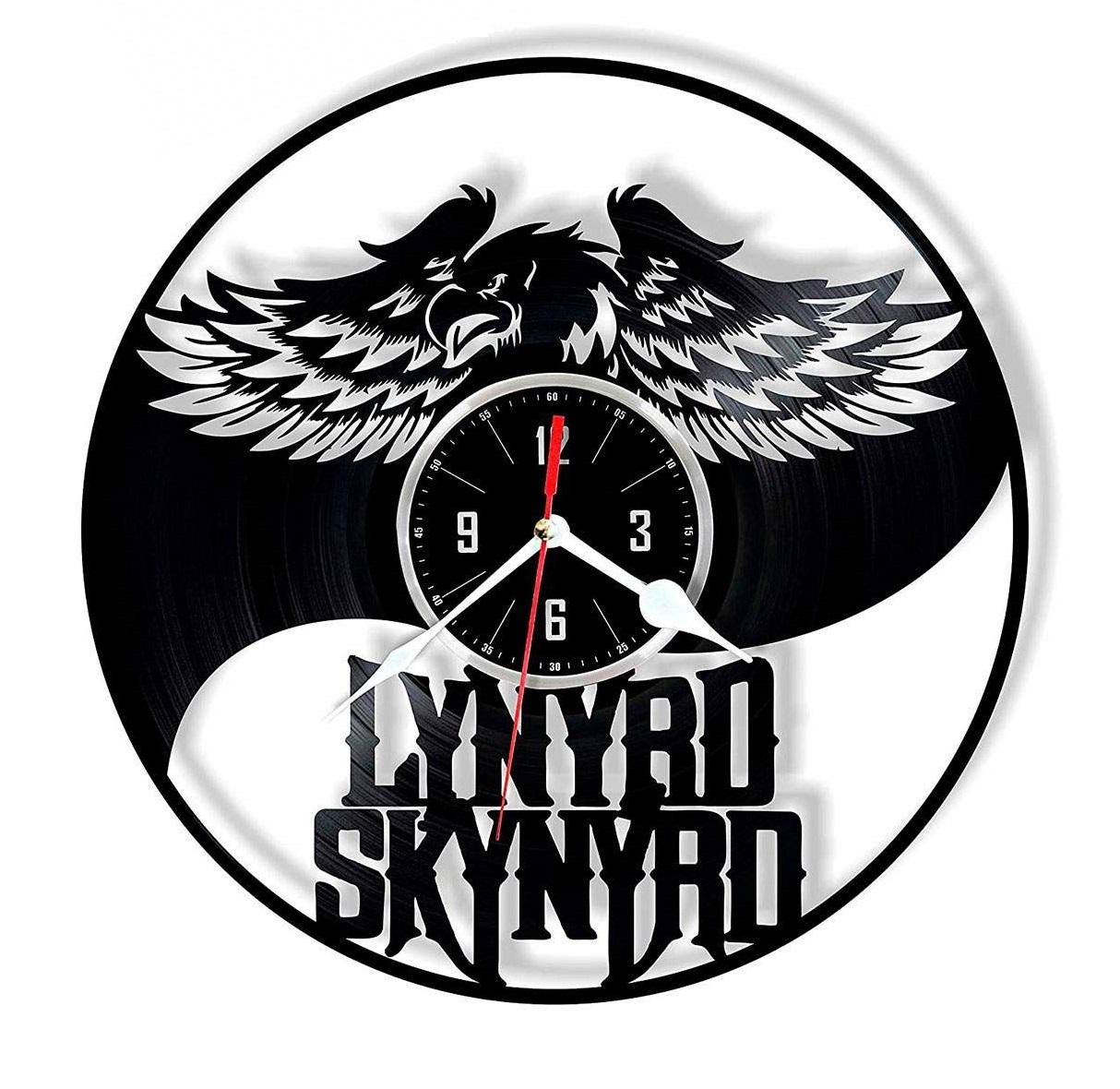 Часы настенные Lynyrd Skynyrd 2104 из виниловой пластинки