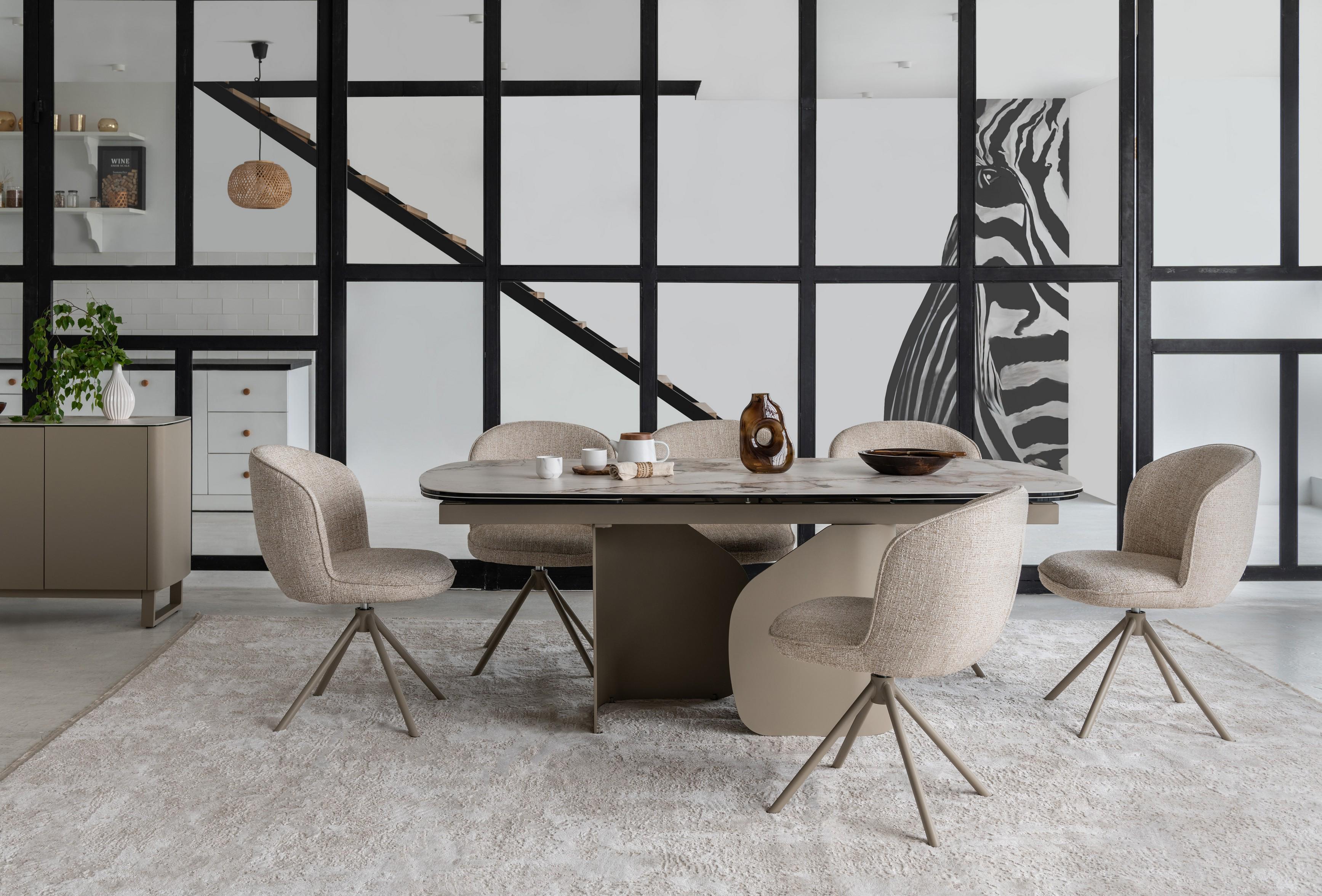 Обідній стіл розсувний Vetro Mebel Крістіано 2000/3000х1000x760 мм Аврора голд/Бежевий (TML-1300) - фото 8 Обідній стіл розсувний Vetro Mebel Крістіано 2000/3000х1000x760 мм Аврора голд/Бежевий (TML-1300) - фото 8