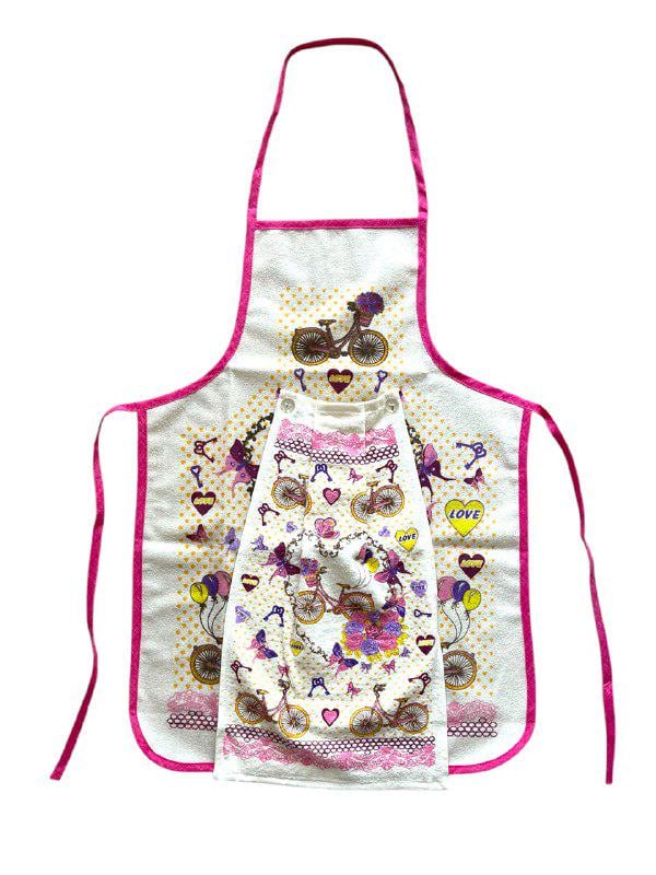 Набор для кухни Melik Tekstil Повар фартук и полотенце непромокаемый (25051864)