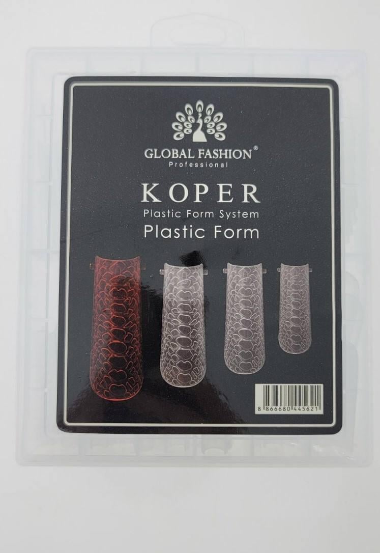 Форми верхні форми широкий квадрат принт змії пластикові 120 шт.