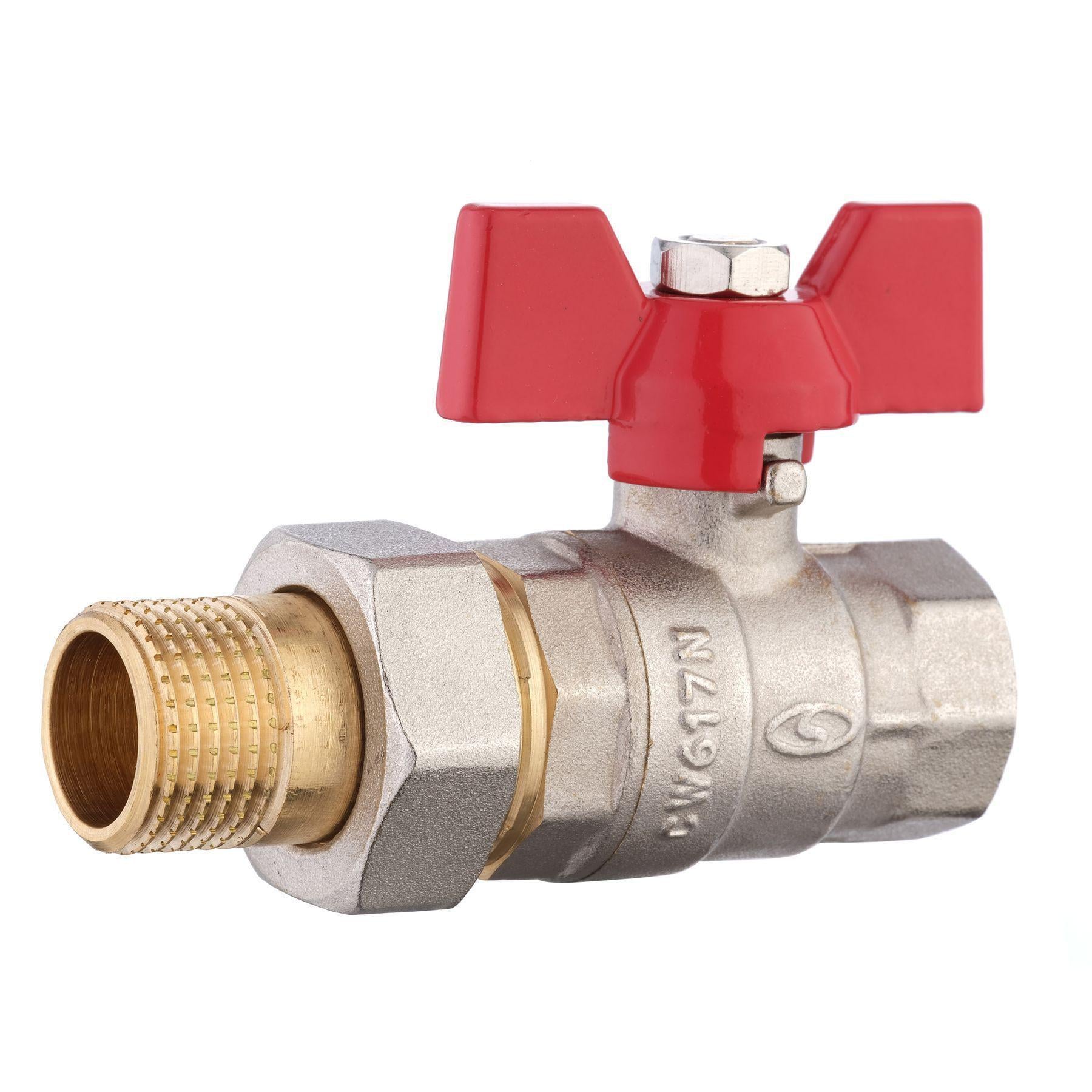 Кран шаровый прямой Solomon 0021042 усиленный с американкой 1-1/2" (000015717)