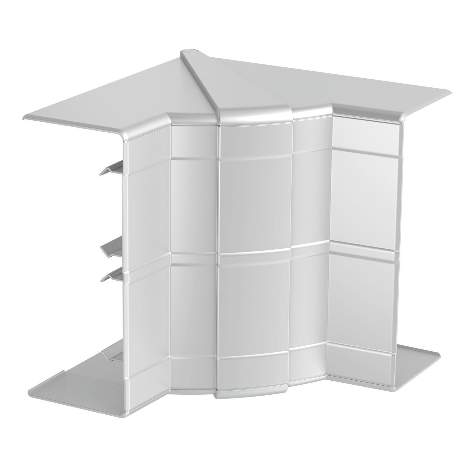 Кут внутрішній OBO Bettermann Rapid 45 для короба 130x53 мм регульований ABS пластик Сріблястий (6113254)