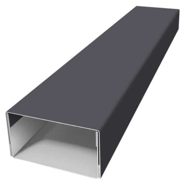 Рельс декоративный SIMBUD 60x35 мм 2,5 пог. м RAL7024 (438554)