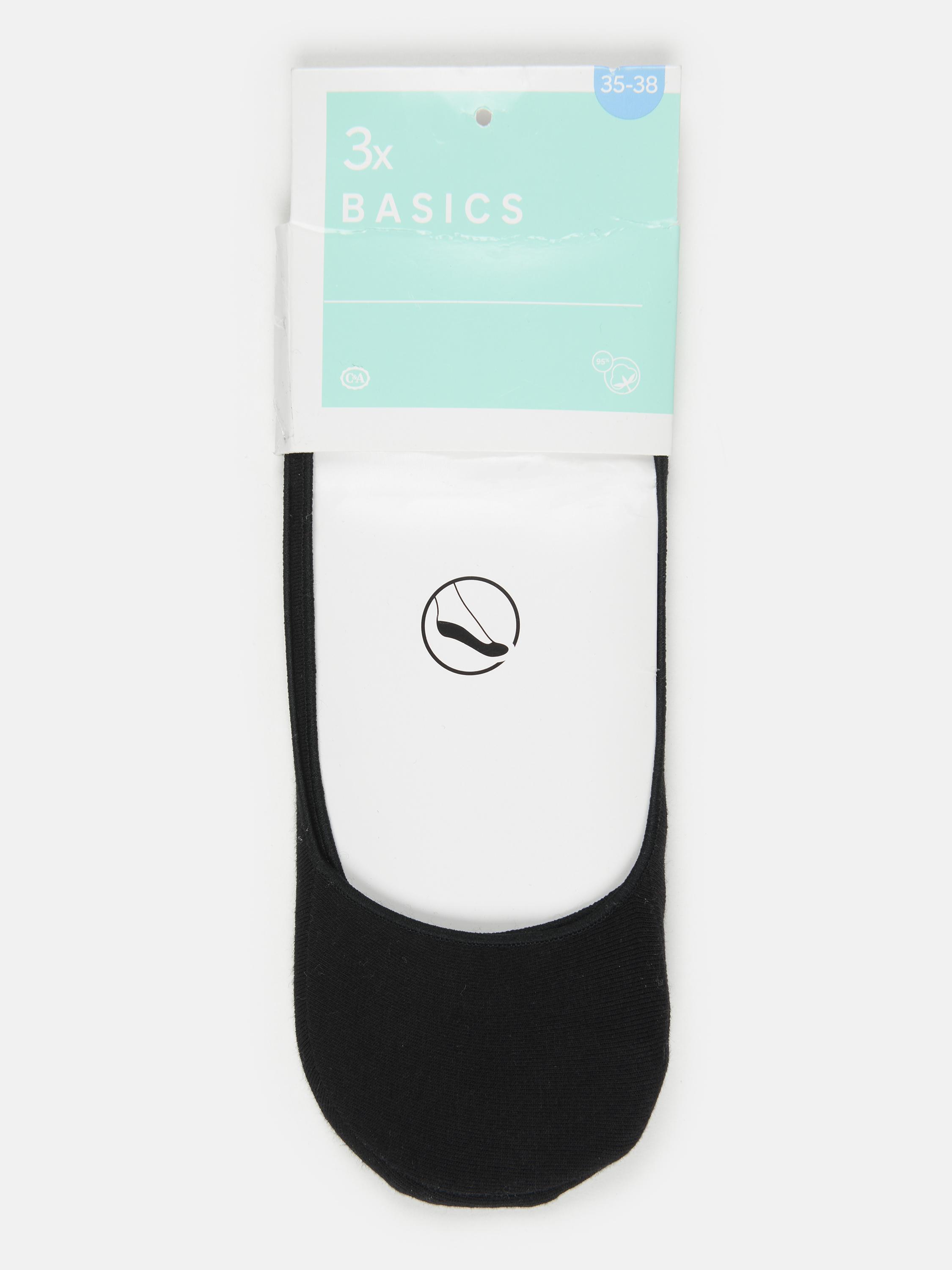 Шкарпетки C&A 3 пари р. 35-38 Чорний (2245074090613)