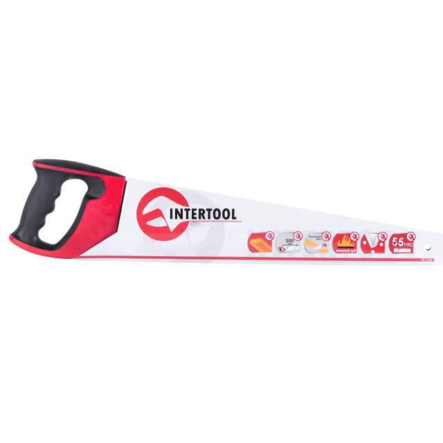Ножовка по дереву Intertool с каленными зубами 500 мм 7 зубов 1" (000028352) - фото 5 Ножовка по дереву Intertool с каленными зубами 500 мм 7 зубов 1" (000028352) - фото 5