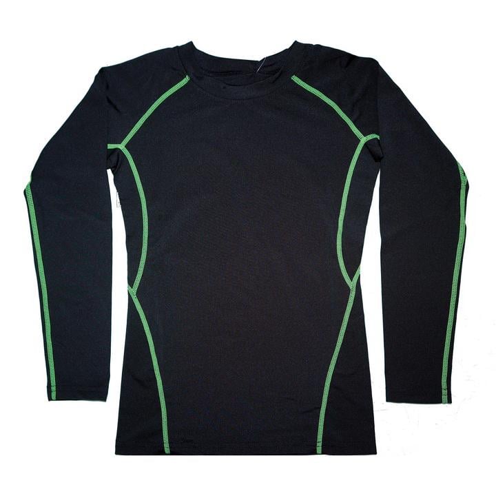 Детское термобелье для футбола FENTA Thermal Underwear Winter 125-135 см Black/Green (3338) - фото 4