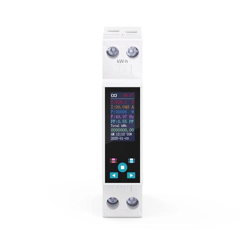 Умное ZigBee реле Tongou с полной защитой/счетчиками/таймером 1P+N 50A 230V Smart Life/Tuya (TO-Q-SYS-JZT)