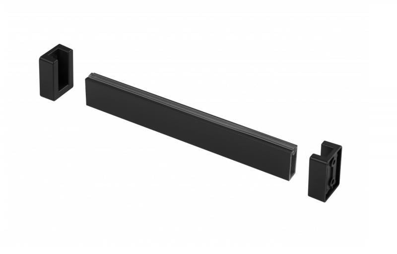 Штанга GTV Elite с антискользкой вставкой и креплениями 3000 мм Черный (WG-RRPSET-A-20M)