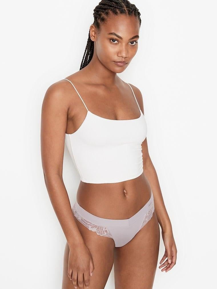 Трусики стринги Victoria's Secret No-Show Panty S Лиловый (26276306)