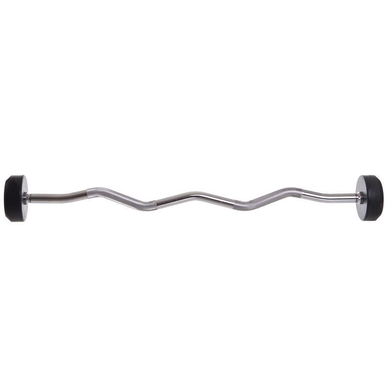 Штанга фіксована прогумована Zelart Rubber Coated Barbell TA-2687-10 95 см 10 кг (DR002551) - фото 2