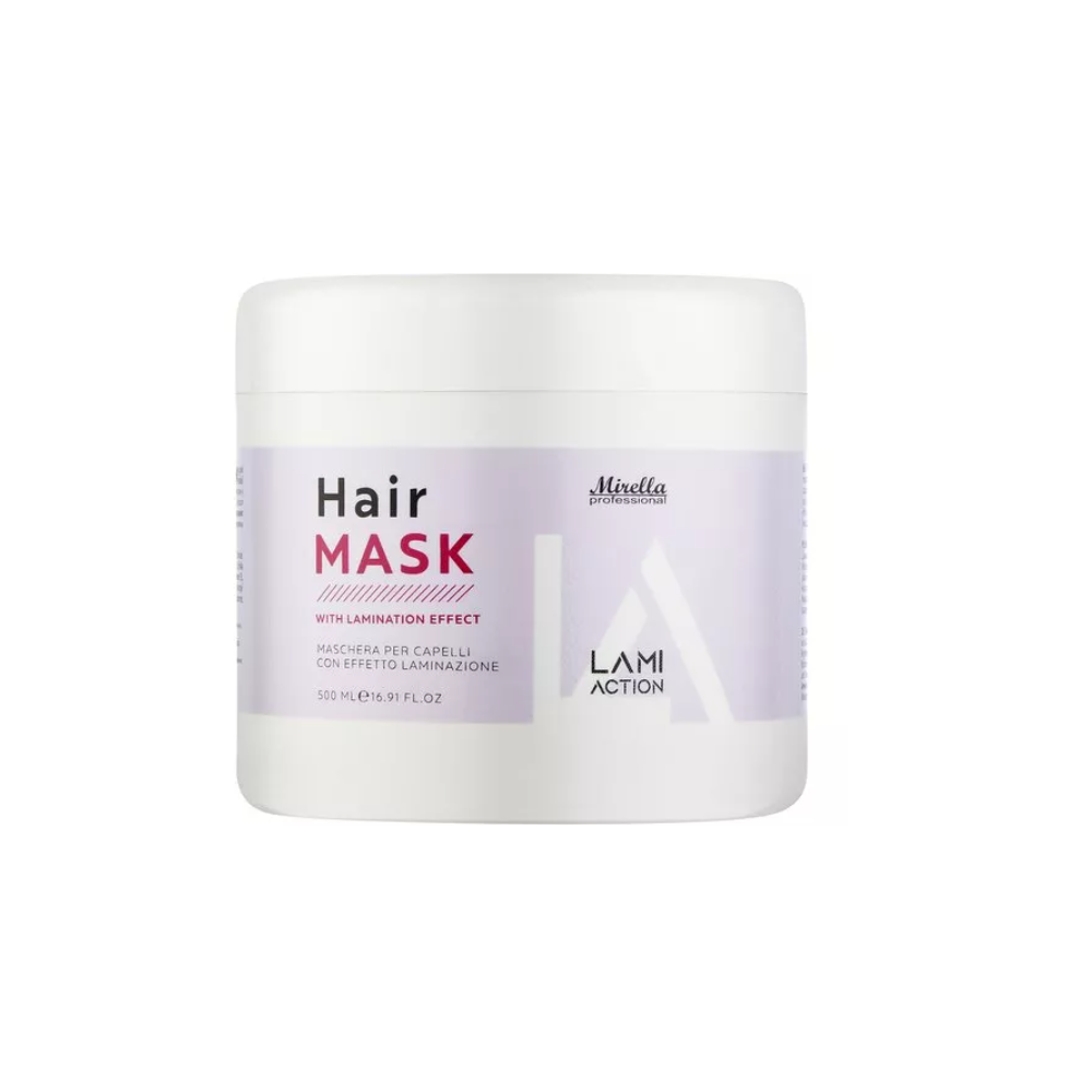 Маска для волосся з ефектом ламінування Mirella Professional Lami Action Hair Mask 500 мл