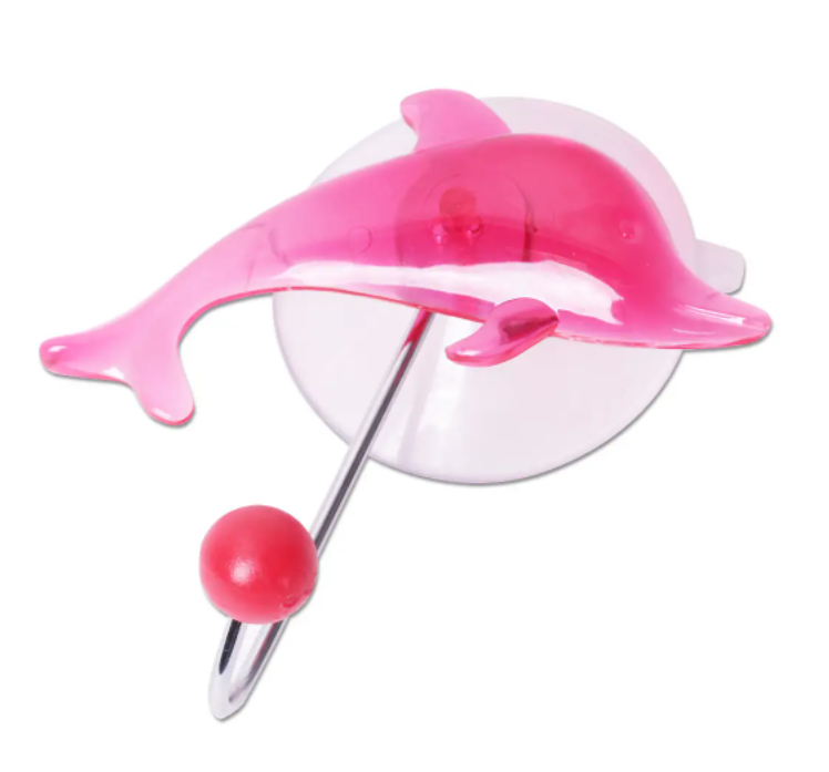 Гачок на присосці Besser Дельфін KM-0133B Рожевий (NA001528) Гачок на присосці Besser Дельфін KM-0133B Рожевий (NA001528)