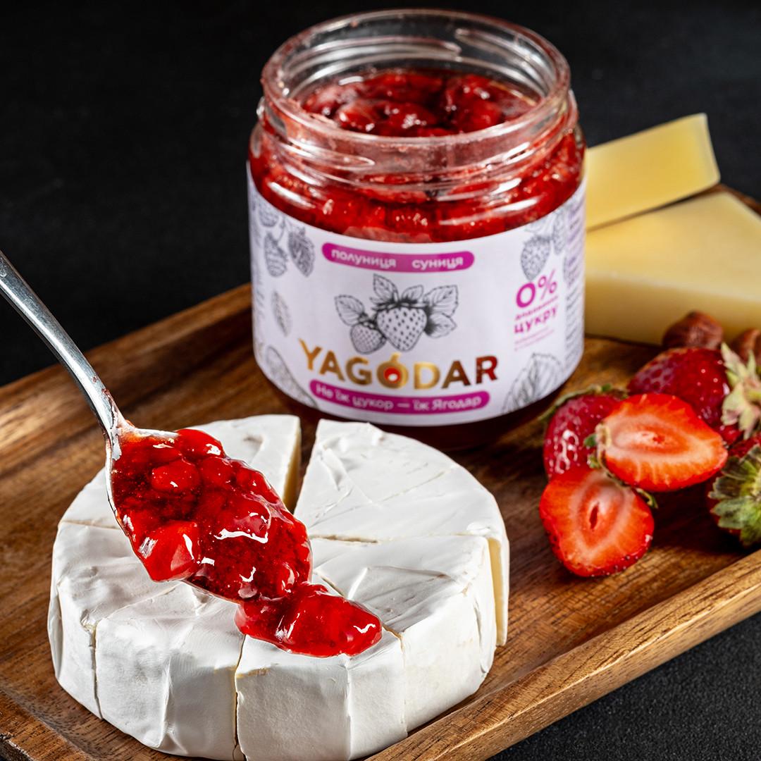 Джем клубничный без сахара с земляникой 840 г 4 шт. (2344975540) - фото 2 Джем клубничный без сахара с земляникой 840 г 4 шт. (2344975540) - фото 2