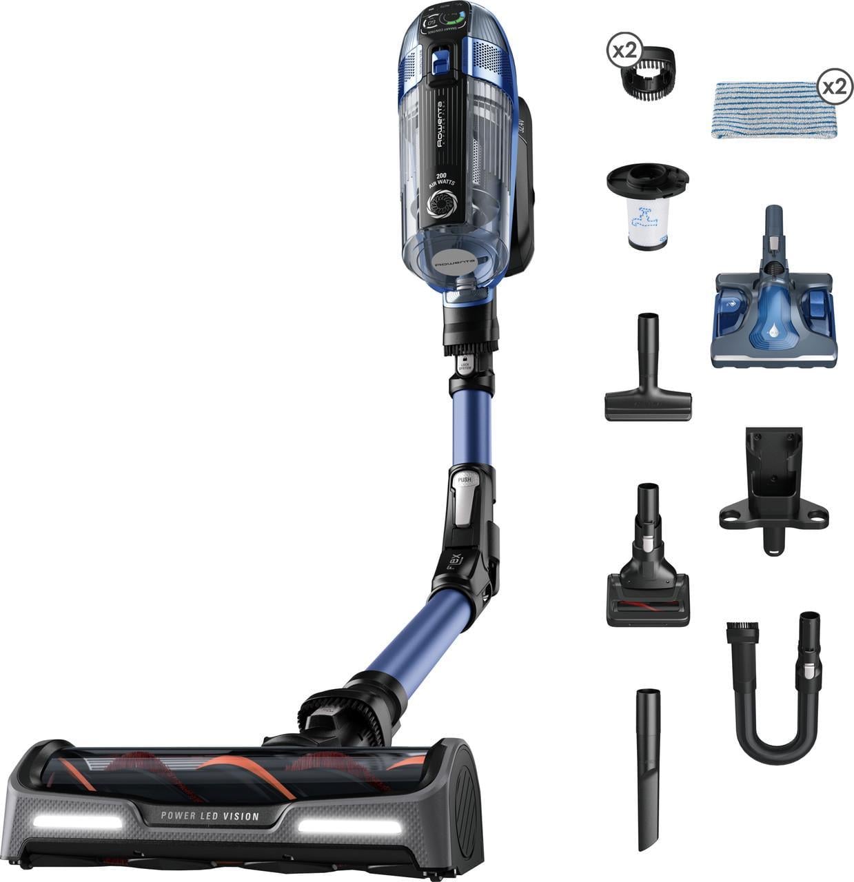 Вертикальний + ручний пилосос (2в1) Rowenta X-Force Flex 14.60 Aqua RH99C0WO