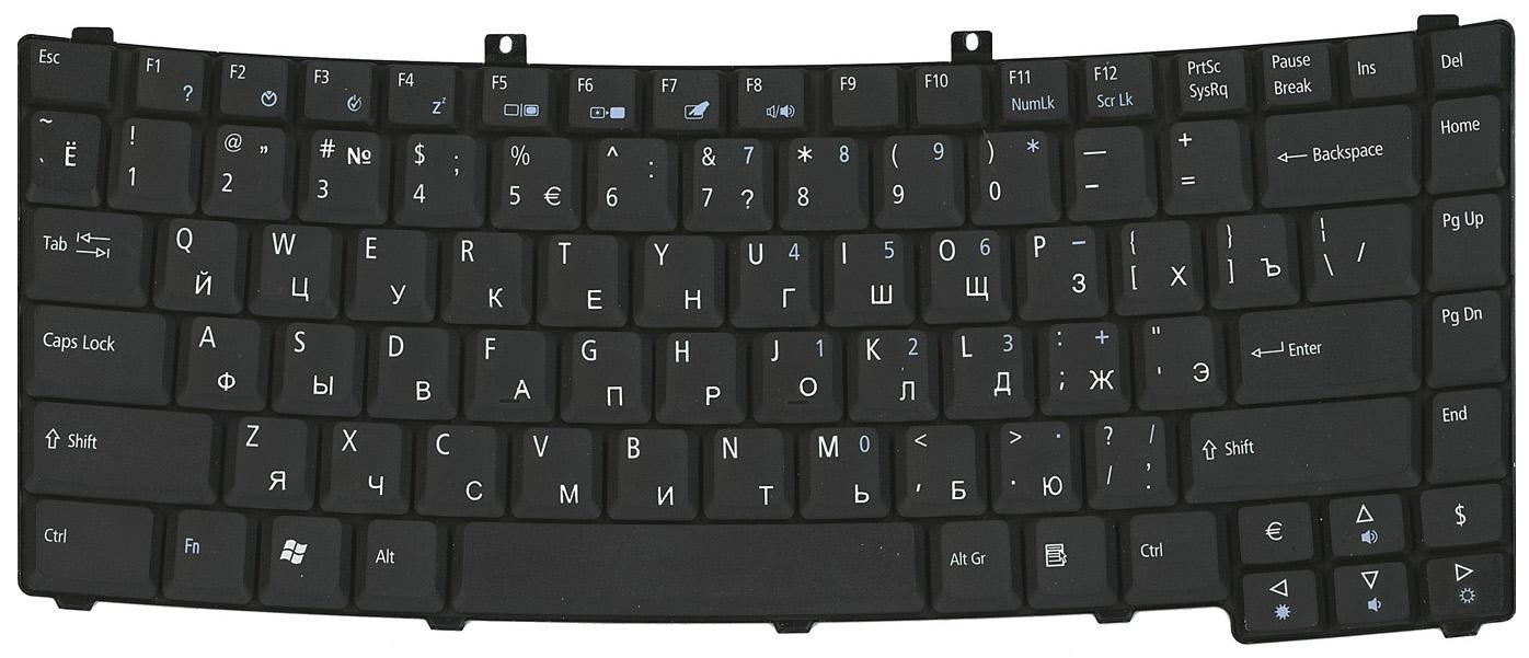 Клавиатура для ноутбука Acer TravelMate 3300 Black
