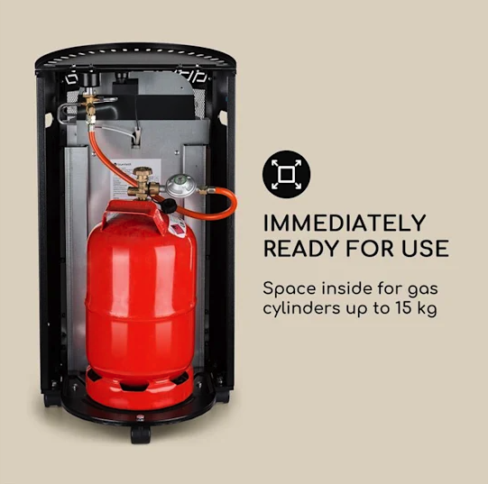 Газовый обогреватель Blumfeldt Bonaparte Fire 4200 Вт (10032817) - фото 3 Газовый обогреватель Blumfeldt Bonaparte Fire 4200 Вт (10032817) - фото 3