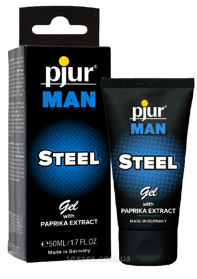 Гель стимулюючий pjur MAN Steel Gel 50 ml з екстрактом паприки і ментолом