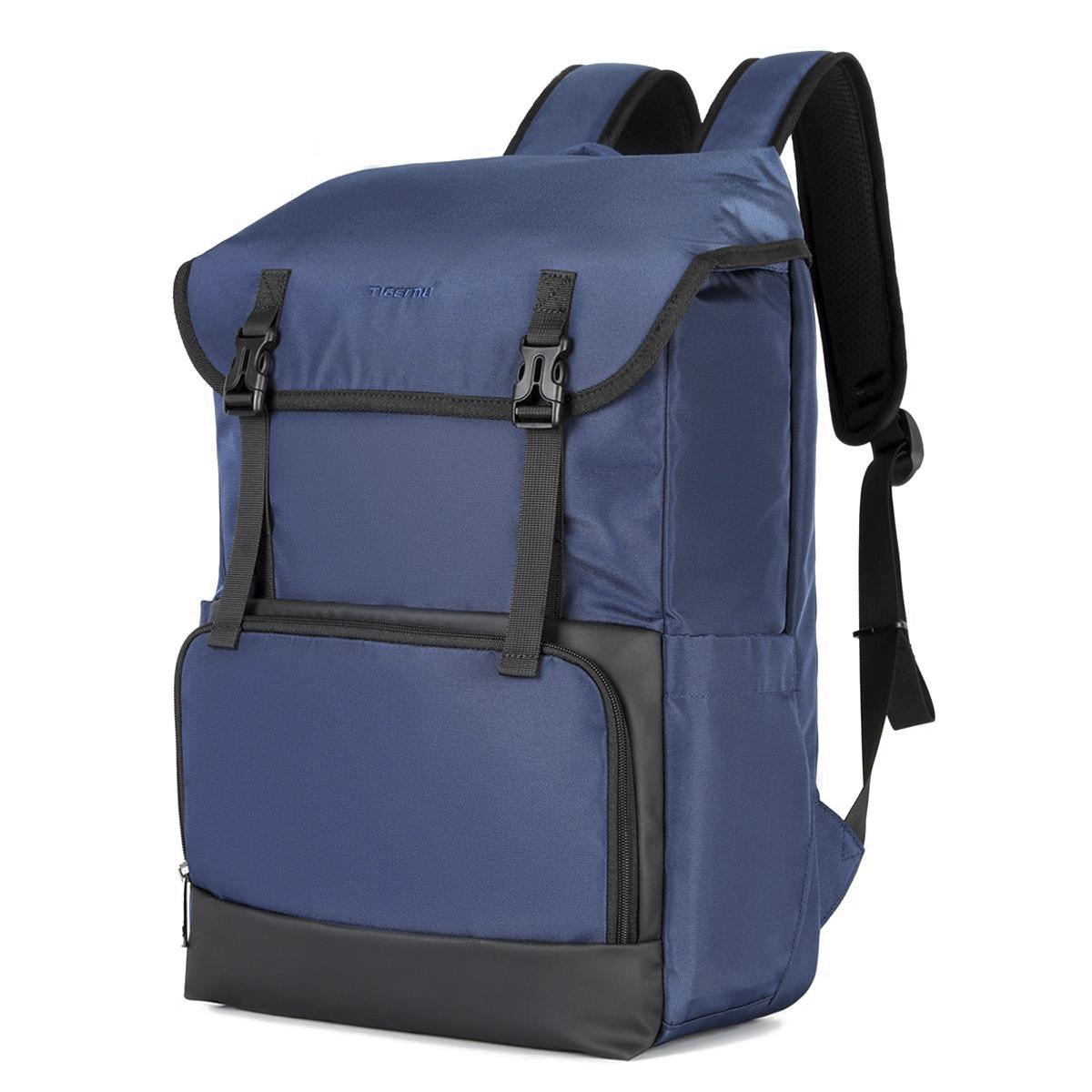 Городской рюкзак для ноутбука с кодовым замком Tigernu T-B3909 15,6" с USB 20 л Синий (TGN-T-B3909-5040)